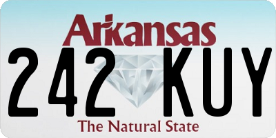 AR license plate 242KUY