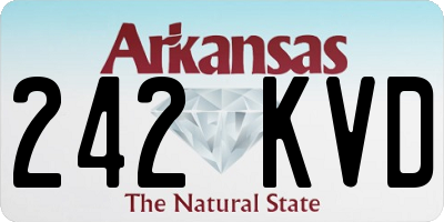 AR license plate 242KVD