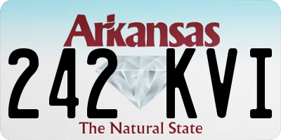 AR license plate 242KVI