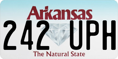 AR license plate 242UPH