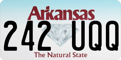 AR license plate 242UQQ