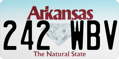 AR license plate 242WBV