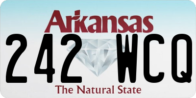 AR license plate 242WCQ