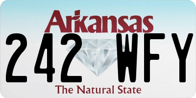 AR license plate 242WFY