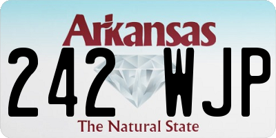 AR license plate 242WJP
