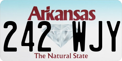 AR license plate 242WJY