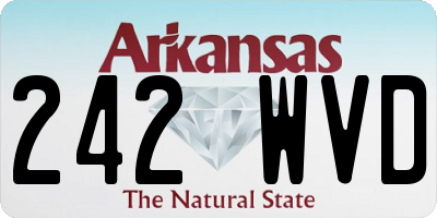AR license plate 242WVD