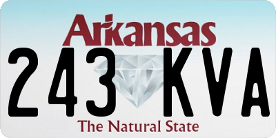 AR license plate 243KVA