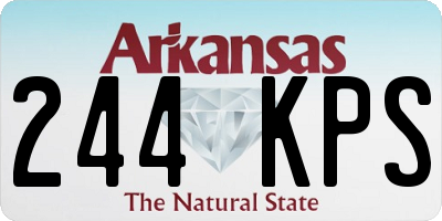 AR license plate 244KPS