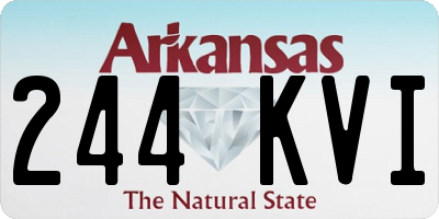AR license plate 244KVI