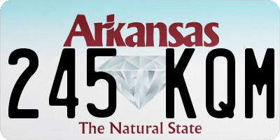AR license plate 245KQM