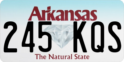 AR license plate 245KQS