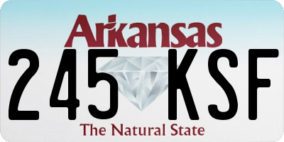 AR license plate 245KSF