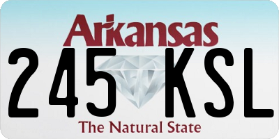 AR license plate 245KSL