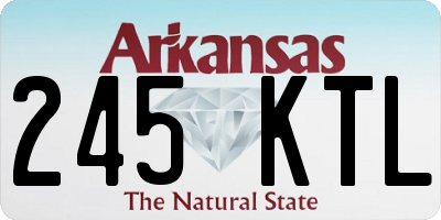 AR license plate 245KTL