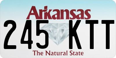 AR license plate 245KTT