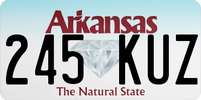 AR license plate 245KUZ