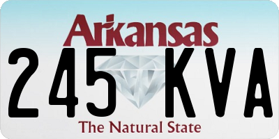 AR license plate 245KVA