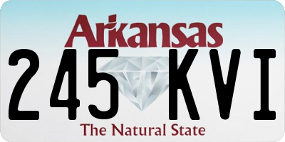 AR license plate 245KVI