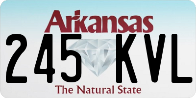 AR license plate 245KVL