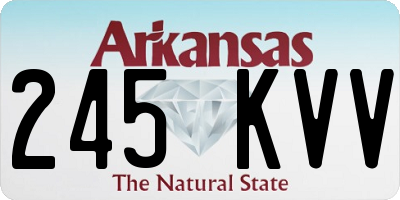 AR license plate 245KVV