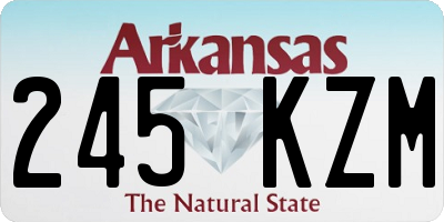 AR license plate 245KZM