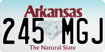 AR license plate 245MGJ