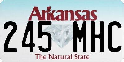 AR license plate 245MHC