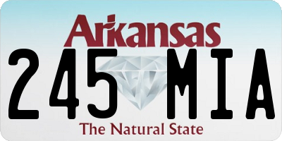 AR license plate 245MIA