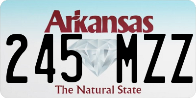 AR license plate 245MZZ