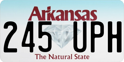 AR license plate 245UPH