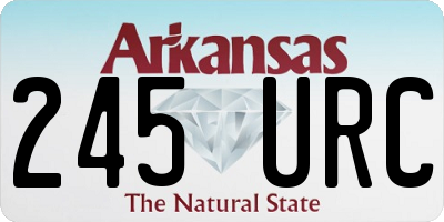 AR license plate 245URC