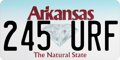 AR license plate 245URF