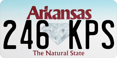 AR license plate 246KPS