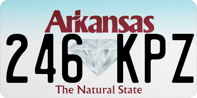 AR license plate 246KPZ