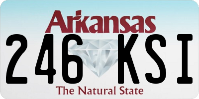 AR license plate 246KSI