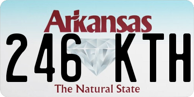 AR license plate 246KTH