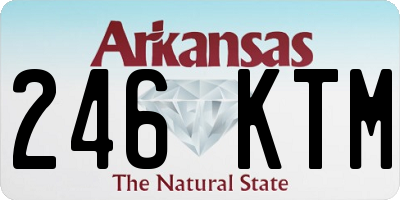 AR license plate 246KTM