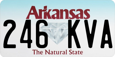 AR license plate 246KVA