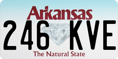 AR license plate 246KVE