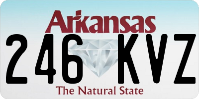 AR license plate 246KVZ