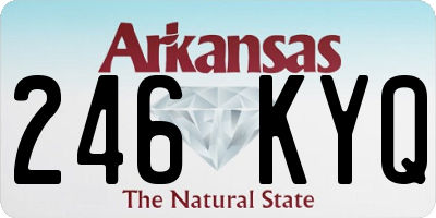 AR license plate 246KYQ