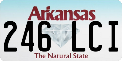 AR license plate 246LCI