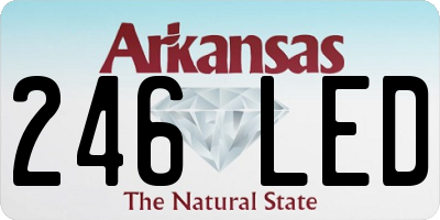 AR license plate 246LED