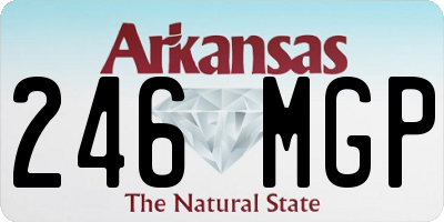 AR license plate 246MGP