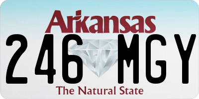 AR license plate 246MGY