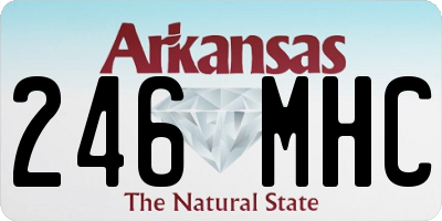 AR license plate 246MHC