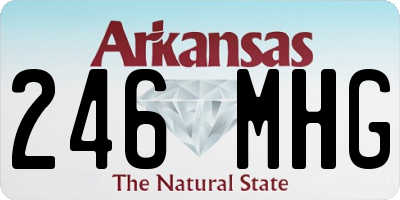 AR license plate 246MHG