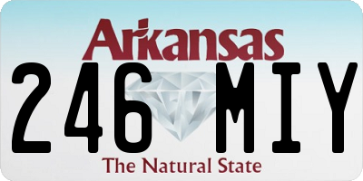 AR license plate 246MIY