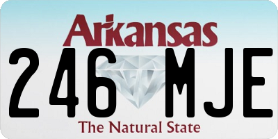 AR license plate 246MJE